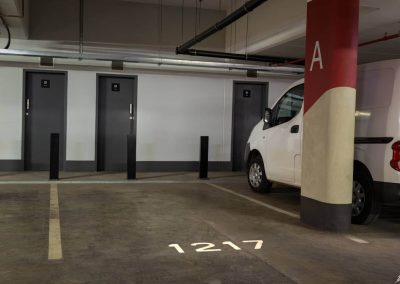 Reserved basement parking bay 1217 inside Menlyn Maine apartment